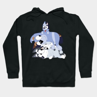 Recurring Heeler family stack Hoodie